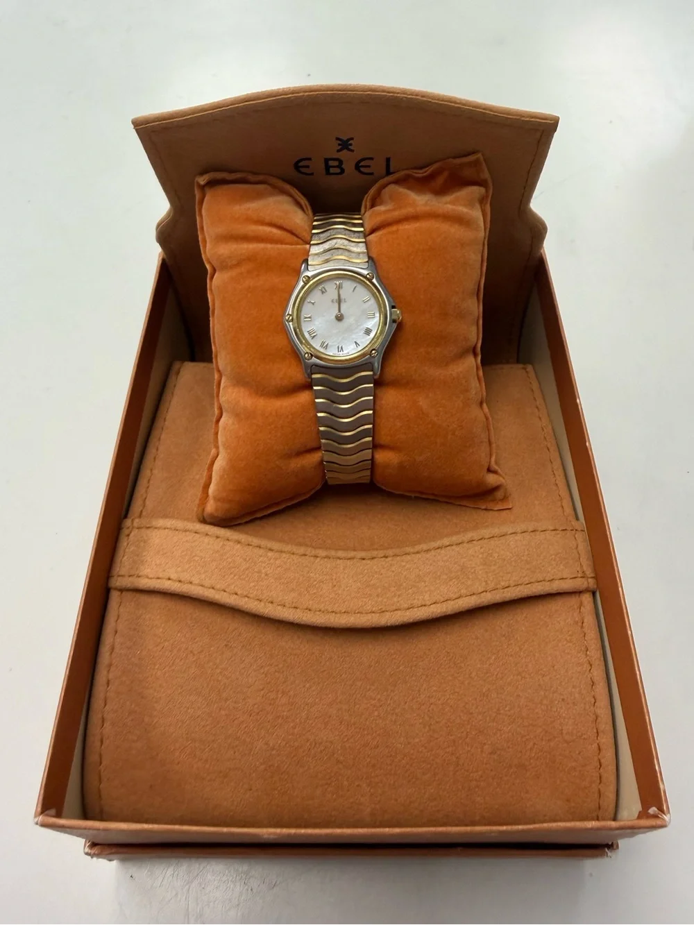 Vintage Ebel Sport Classic 18k Yellow Gold and Stainless Steel Watch